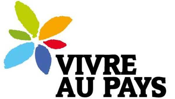 logo de vivre au pays, association chargée d'animer le café installation